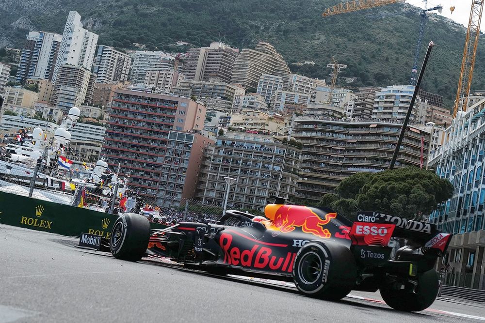 Max Verstappen at 2021 Monaco GP