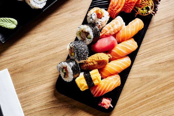 Opt for sashimi over sushi rolls. 