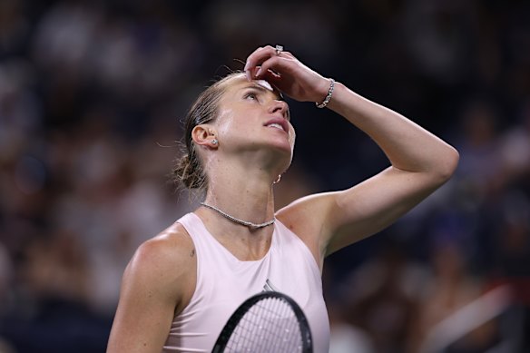 Elina Svitolina during the 2026 US Open.