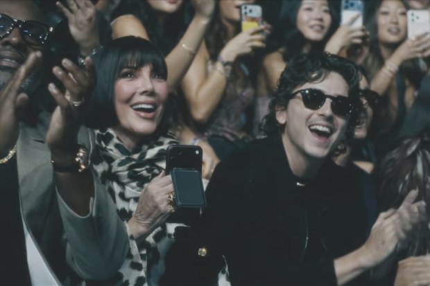 Kris Jenner and Timothee Chalamet at Victoria’s Secret