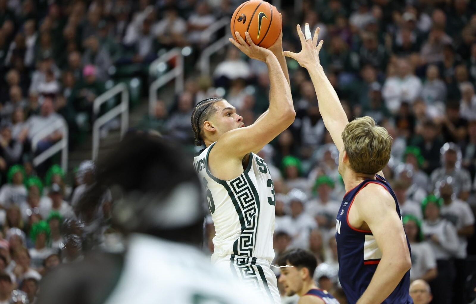 Michigan State Falls Short Against UConn in Exhibition, 78-70