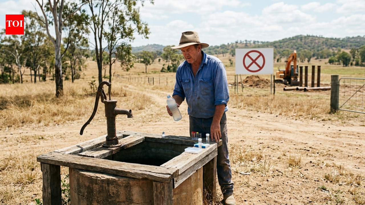 A Queensland farmer says his family’s 140-year-old well turned cloudy after neighbouring water tests; the council has rejected a bottling plant linked to a 96-million-litre annual groundwater licence﻿ | World News