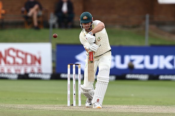 Beau Webster during the second innings.