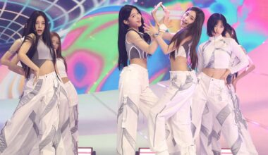 Members of K-pop girl group A2O LITE perform during A2O Entertainment