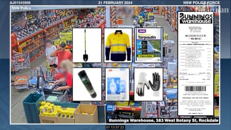 Beau Lamarre-Condon picks up items at Bunnings Rockdale – video