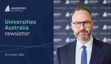 Latest graduate outcomes data, conversation with Australia’s Special Envoy to Combat Islamophobia, Mr Aftab Malik: Latest rundown of higher ed