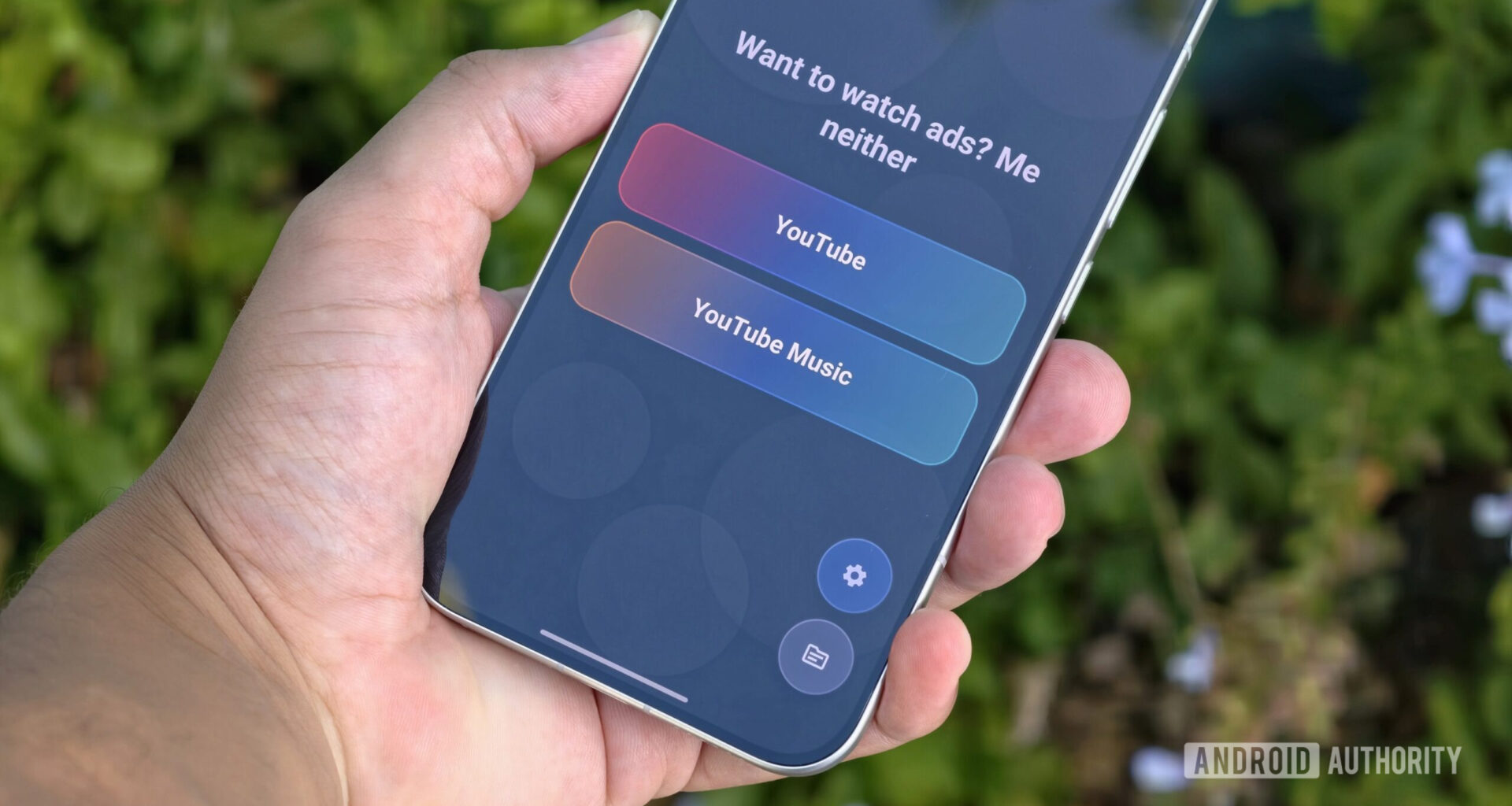 Morphe app for YouTube on phone