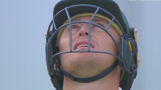 Marnus Labuschagne immediately regretted his shot selection after being dismissed in Australia’s second innings of the second Test against South Africa in Gqebera.