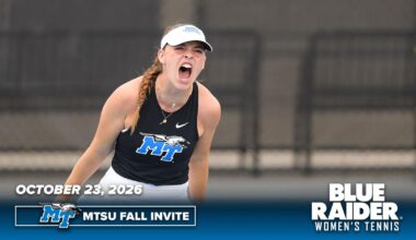 Women’s Tennis earns five combined wins after first day of MTSU Fall Invite