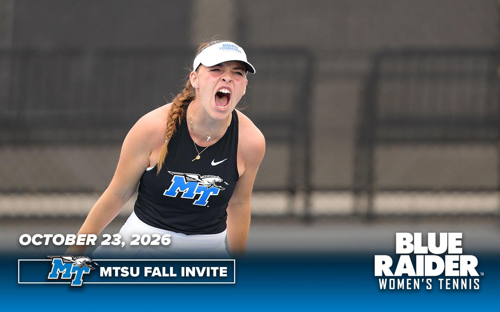 Women’s Tennis earns five combined wins after first day of MTSU Fall Invite