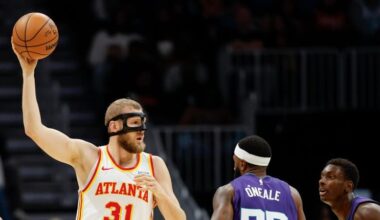 Daniels steals spotlight, masked teammate shines in NBA