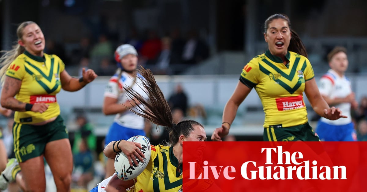 Australia v England: women’s Rugby League World Cup – live | Women's Rugby League World Cup