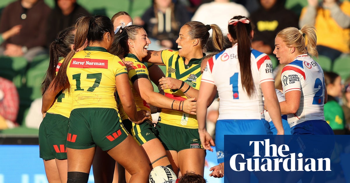 Australia crush England in women’s Rugby League World Cup statement win | Women's Rugby League World Cup