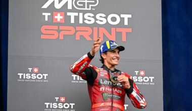 MotoGP Australian GP: Marquez wins sprint to take championship lead after Martin's crash