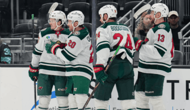 Coleman scores twice for Wild in win against Kraken