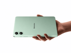 Blackview Zeno 2 mint green tablet shown from the rear.