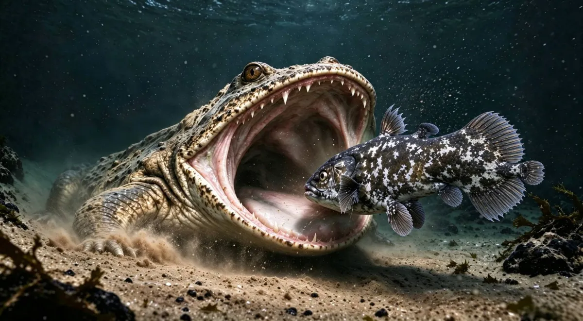 Ancient Armored Bottom-feeder is First Seagoing Amphibian