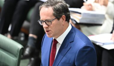 The Coalition has demanded Anthony Albnaese sack Veterans’ Affairs Minister Matt Keogh after the parents of a slain Afghanistan veteran were snubbed from Sunday’s memorial to commemorate 25 years since Operation Slipper in Canberra. Picture: NewsWire / Martin Ollman