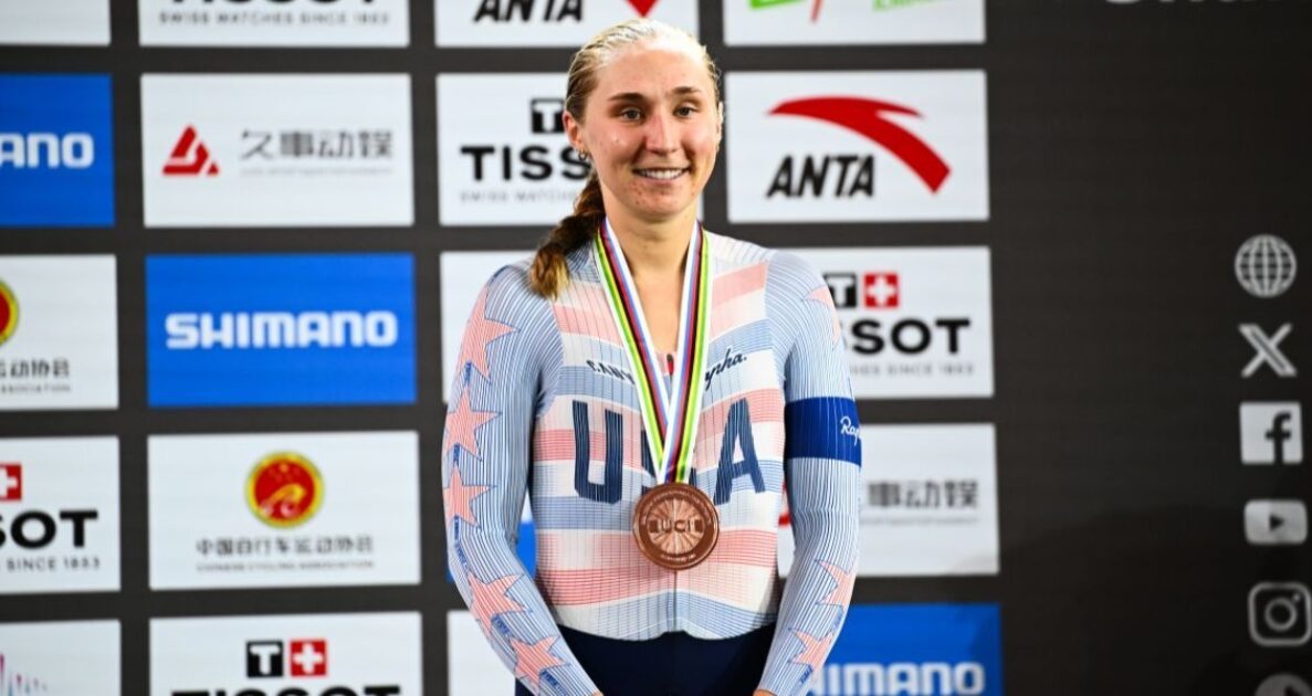 Megan Jastrab Earns Bronze in Women’s Elimination Race…