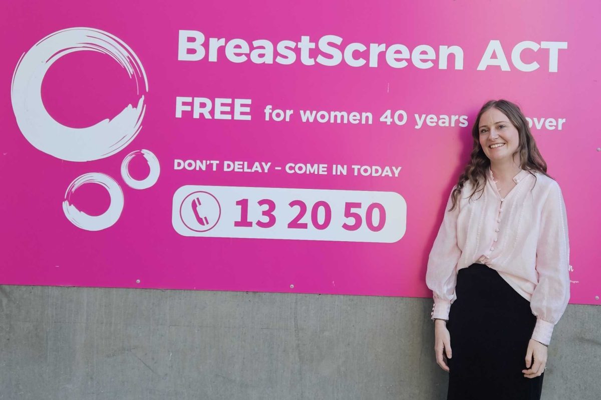 Jodie Kirkness As BreastScreen ACT's health promotion and standards manager,