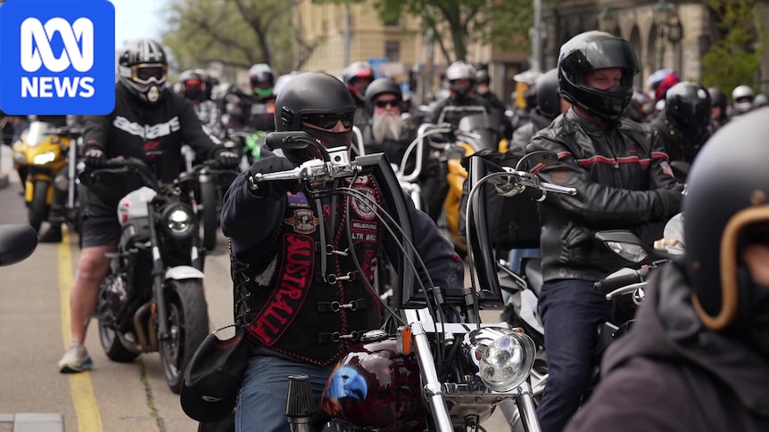 Thousands of motorcyclists join pothole rally outside Victorian parliament