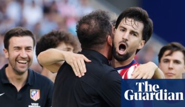 European football: Baena late strike for Atlético puts pressure on Barcelona | European club football