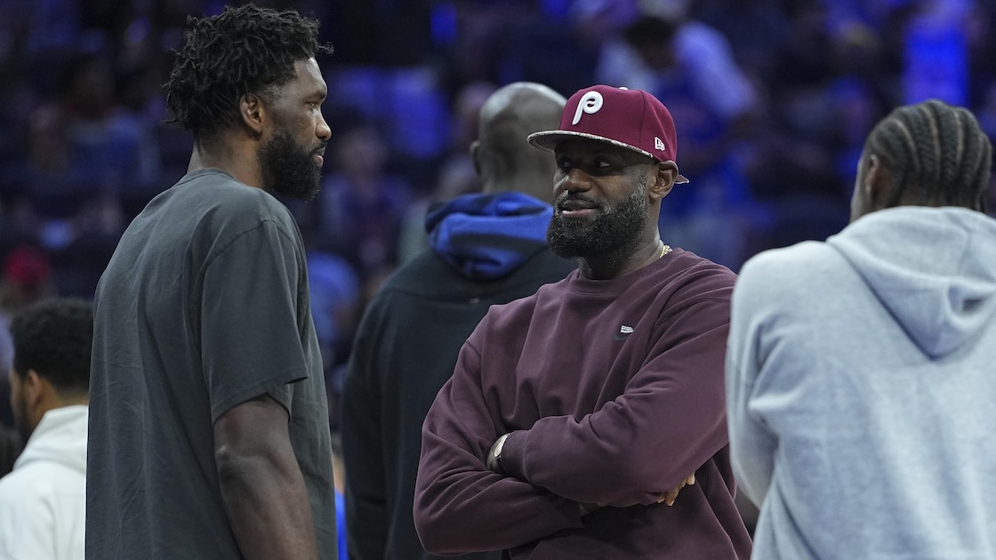 LeBron James Reportedly Let Joel Embiid 'Hear It' After Being 'Minutes' Late to 76ers Practice
