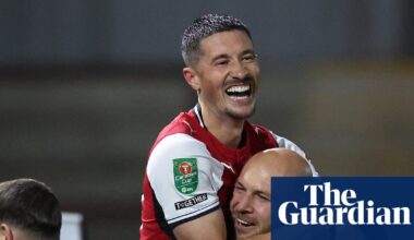 ‘That was what you live for’: Fleetwood revel in ‘unbelievably special’ Arsenal win | Carabao Cup
