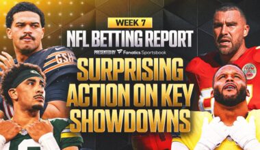 NFL Week 7 Betting Report: Books Seeing Surprising Action On Key Showdowns