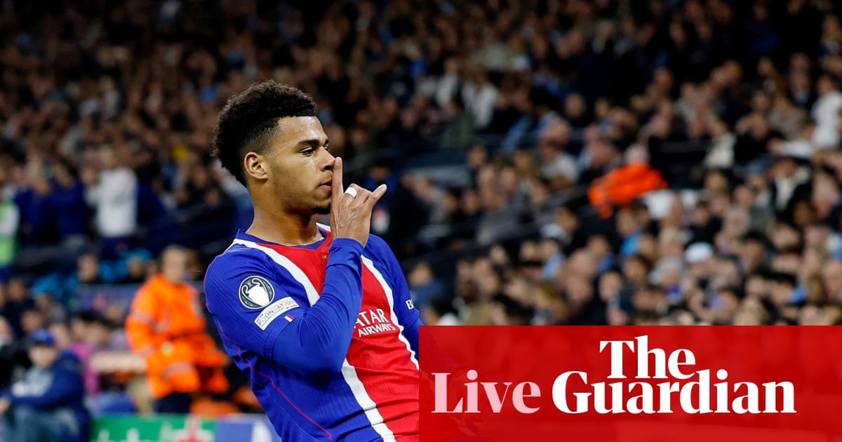 Manchester City v Paris Saint-Germain: Champions League – live | Champions League