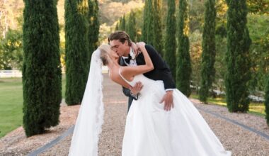 Annie Knight weds Henry Brayshaw as James Brayshaw skips ceremony