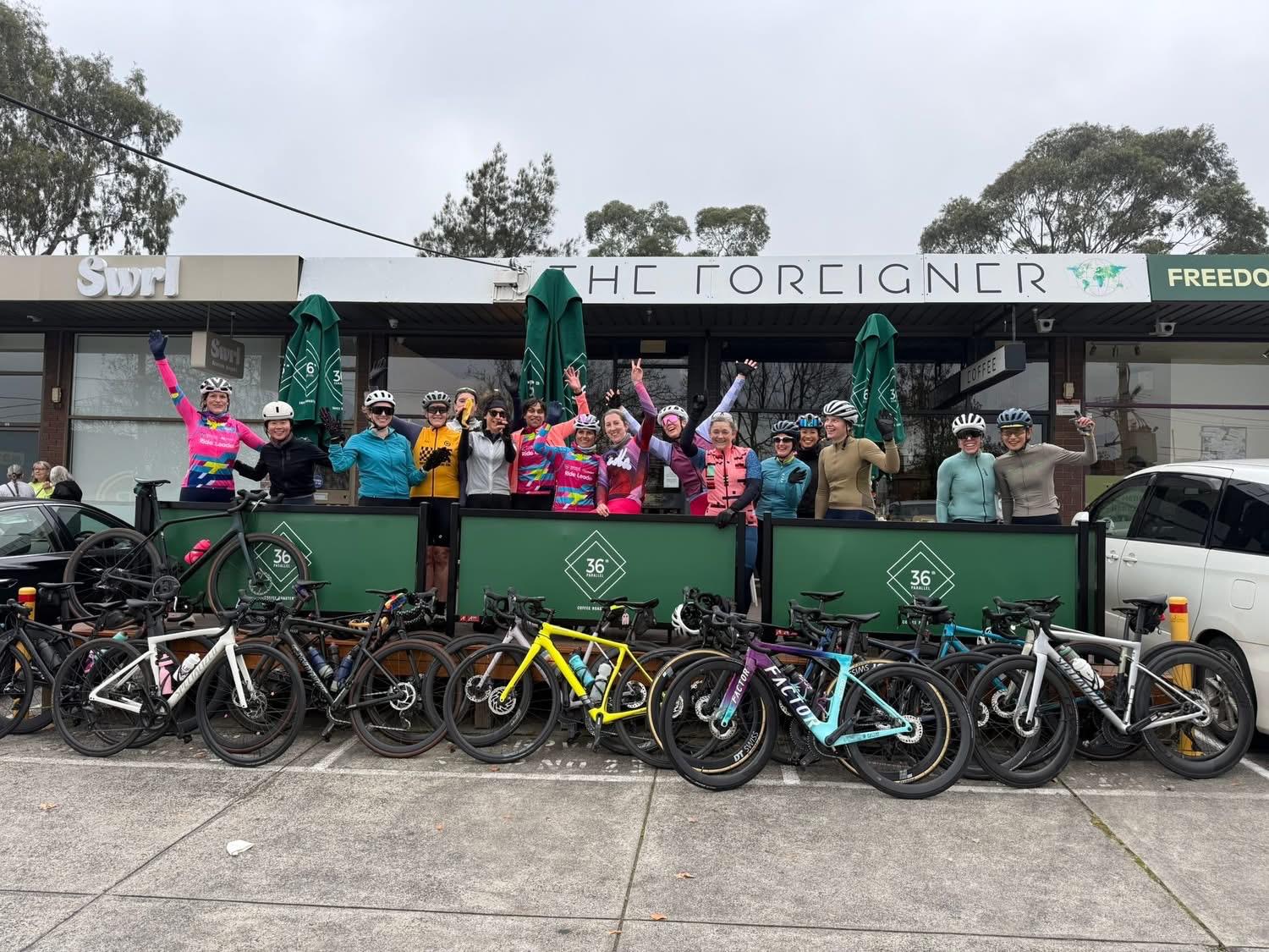 Hawthorn Cycling Club members taking part in the ShePeaks program. Picture: Supplied.