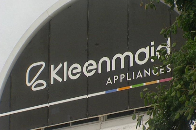 kleenmaid appliances sign on the outside of a building