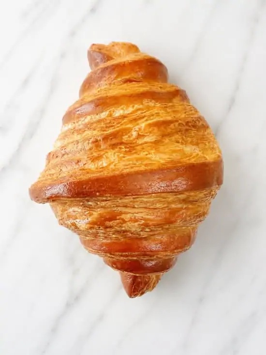 Butter croissant at Oh Delices in Lakewood, NJ