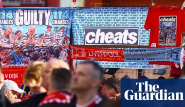 Tension, ‘cheat’ banners and inflatable bananas: Manchester City’s welcome to Anfield | Liverpool