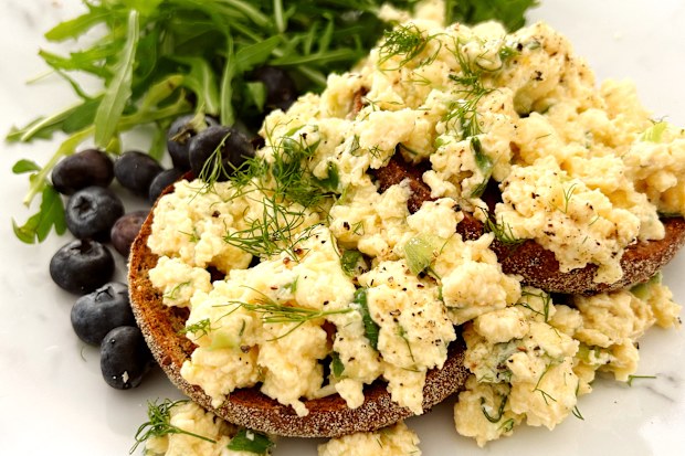 Susie Burrell’s parmesan eggs
