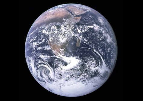 A NASA picture of the whole Earth as seen from space