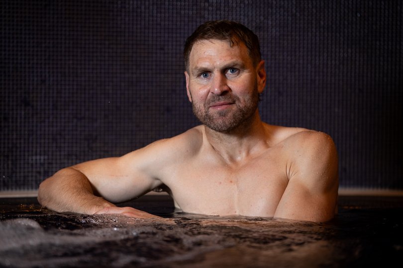Kane Cornes will be in recovery mode ahead of his 42km on Thursday. 