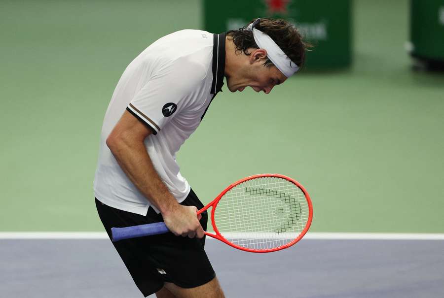 Fritz celebrates his victory