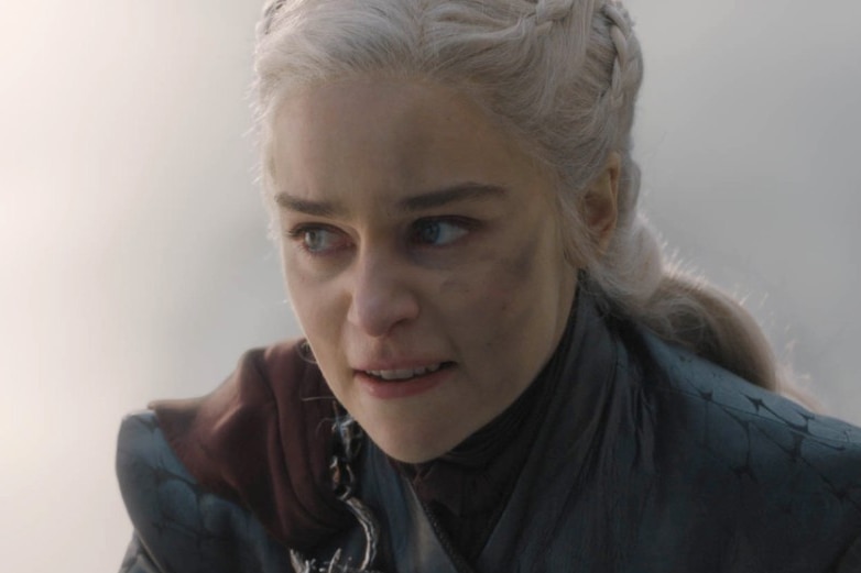 Emilia Clarke in Game of Thrones penultimate episode (2011)