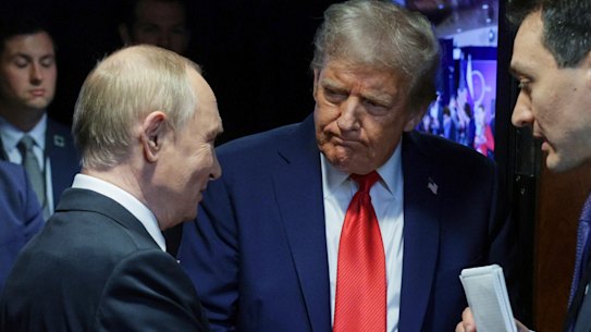 Vladimir Putin and Donald Trump.
