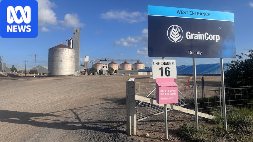 Person rescued from GrainCorp silo in central Victorian town of Dunolly
