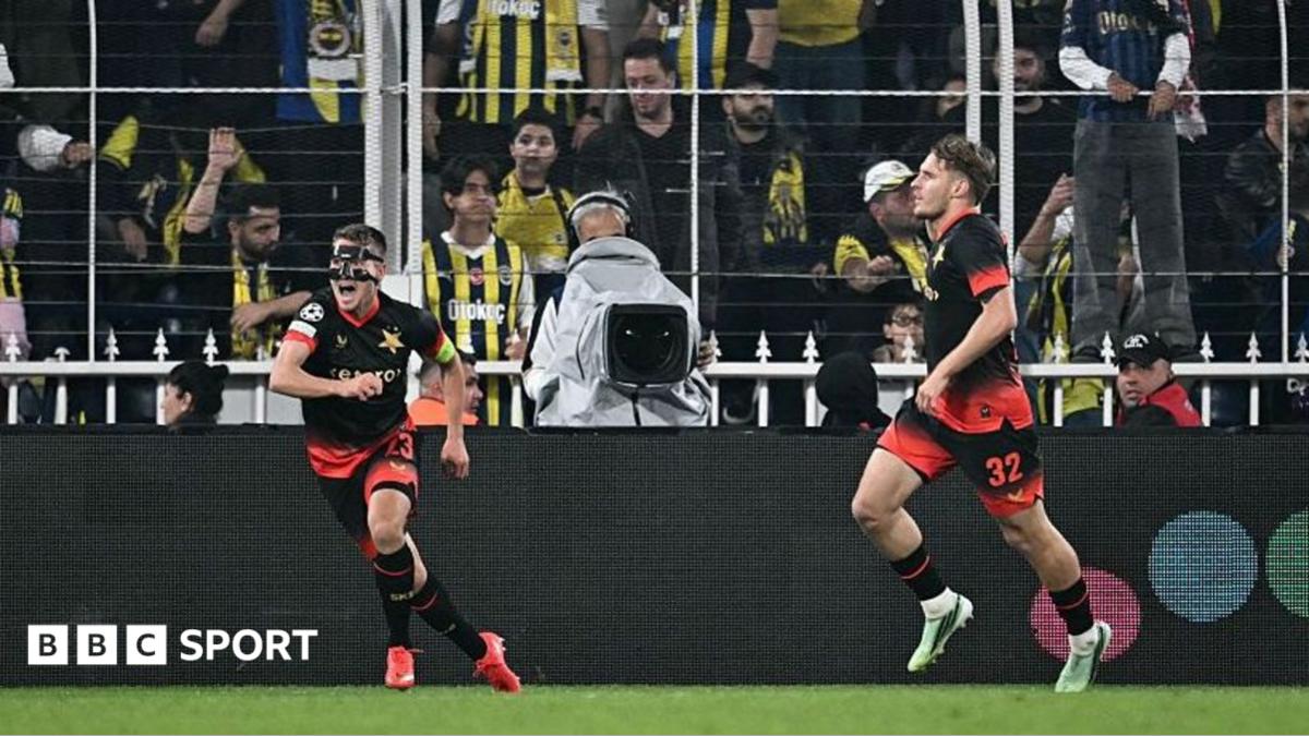 Champions League: Slavia Prague score stunning late equaliser to deny Fenerbahce