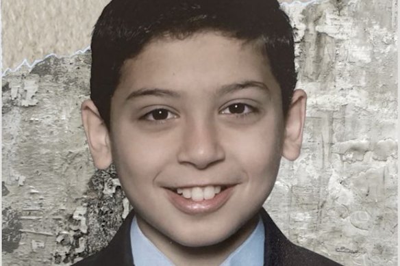 Yusuf Zahab in a school photo during his time in Sydney, before he was taken to Islamic State territory as a child.