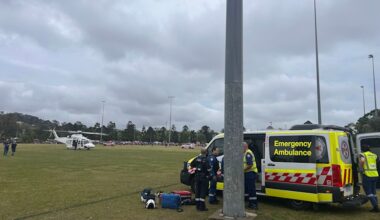 Newcastle crash as it happened: 10 people injured, driver arrested after car hits Knights crowd