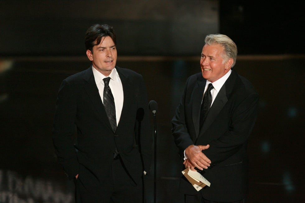 charlie sheen, martin sheen, emmy awards 2006