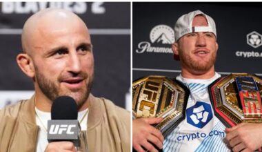 Alex Volkanovski and Justin Gaethje