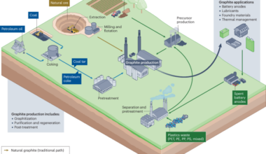 Supply chain and environmental implications of waste-to-graphite