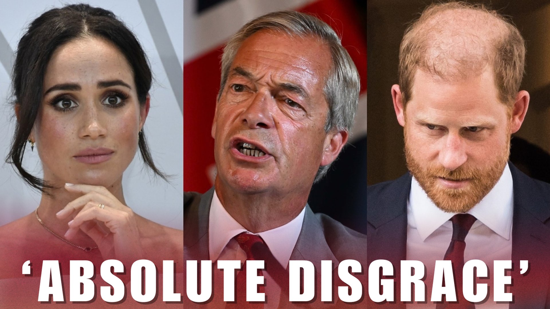 Farage threatens to deport Harry and Meghan if he becomes UK Prime Minister
