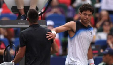 Third seed Shelton dumped out of Shanghai Masters by Gea as Zverev marches on